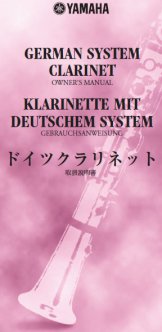 Yamaha Grifftabelle Altklarinette Deutsches System